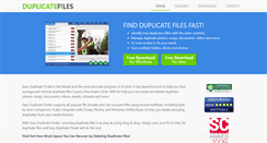 Desktop Screenshot of duplicatefiles.com