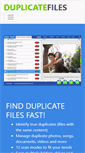 Mobile Screenshot of duplicatefiles.com